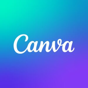 IT IS A LOGO OF CANVA. IT'S HELP FOR GRAPHIC DESIGNING
