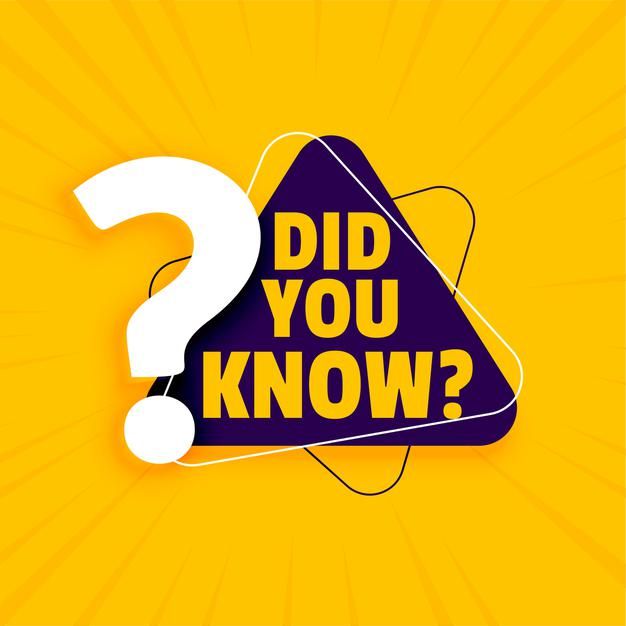 its a post design for did you know niche, made in canva for social media post