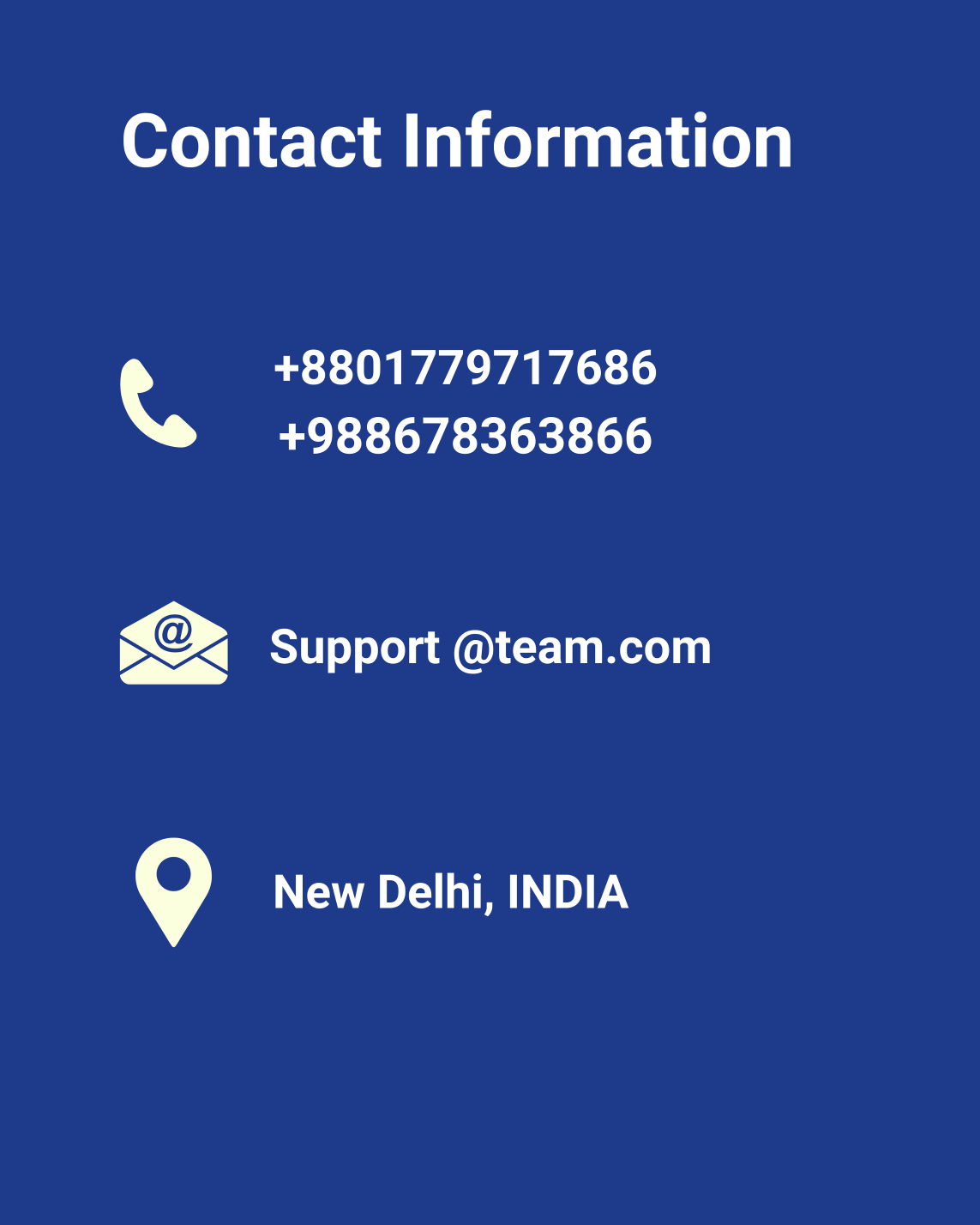 i made this picture in canva. its a contact information