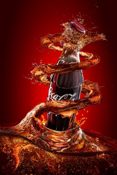 its a cocacola ad for graphic design